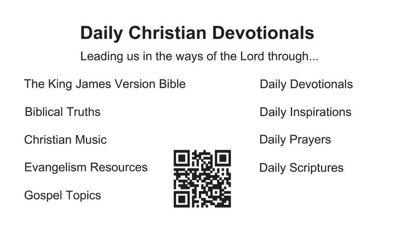 Daily Christian Devotionals Card (Back)