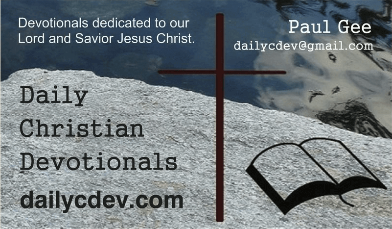 Daily Christian Devotionals Card (Front)